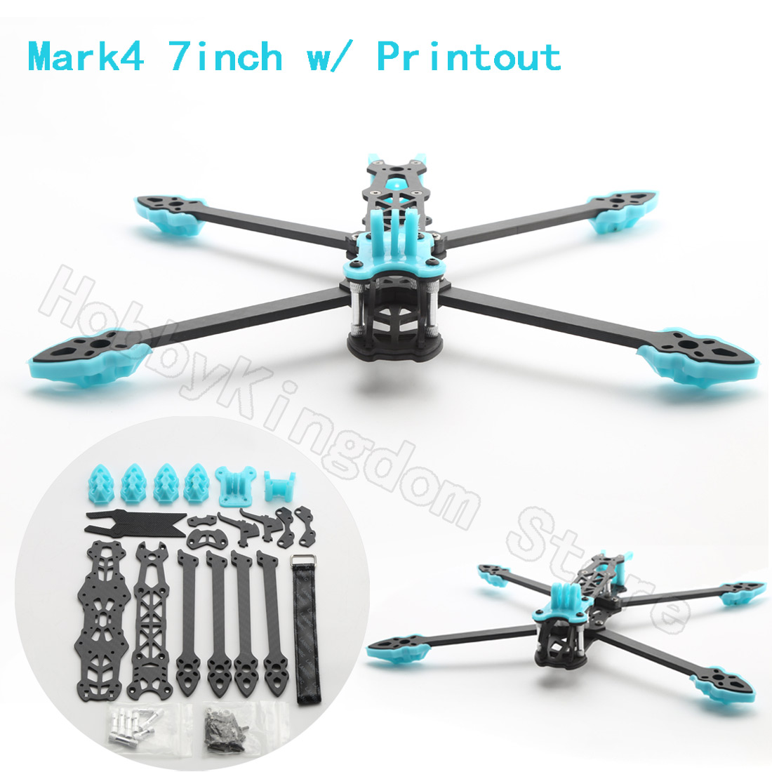 Carbon Fiber Drone Arm - 7-дюймовая рама для дрона Mark4 FPV
