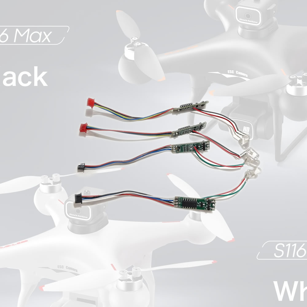 Drone Rc S116 - Полный комплект плат ESC с подсветкой