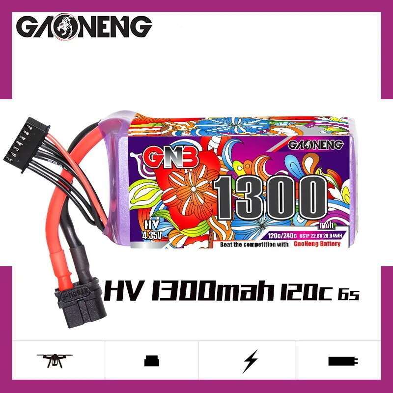2 шт. GNB 6S Lipo аккумулятор  – обзор и цена Drone Lipo Battery