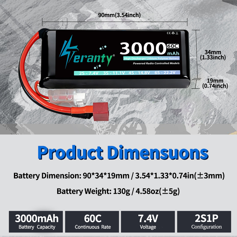 Аккумулятор LiPo TERANTY 2S 30 – обзор и цена Drone Lipo Battery