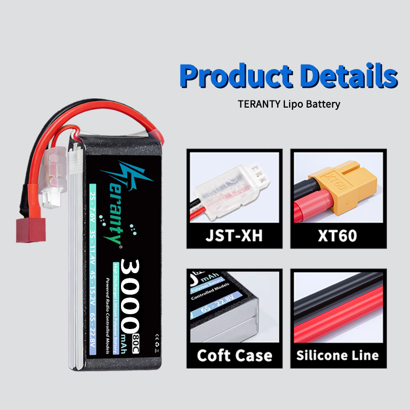 Аккумулятор LiPo TERANTY 2S 30 – обзор и цена Drone Lipo Battery