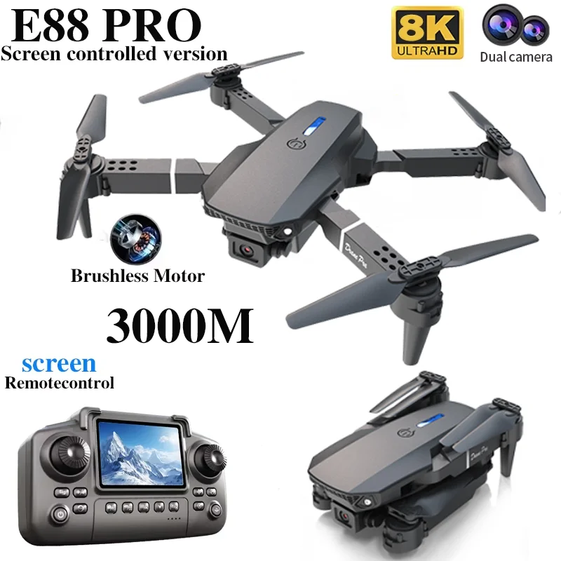 Профессиональный дрон E88 PRO  – обзор и цена Drone Rc Cable