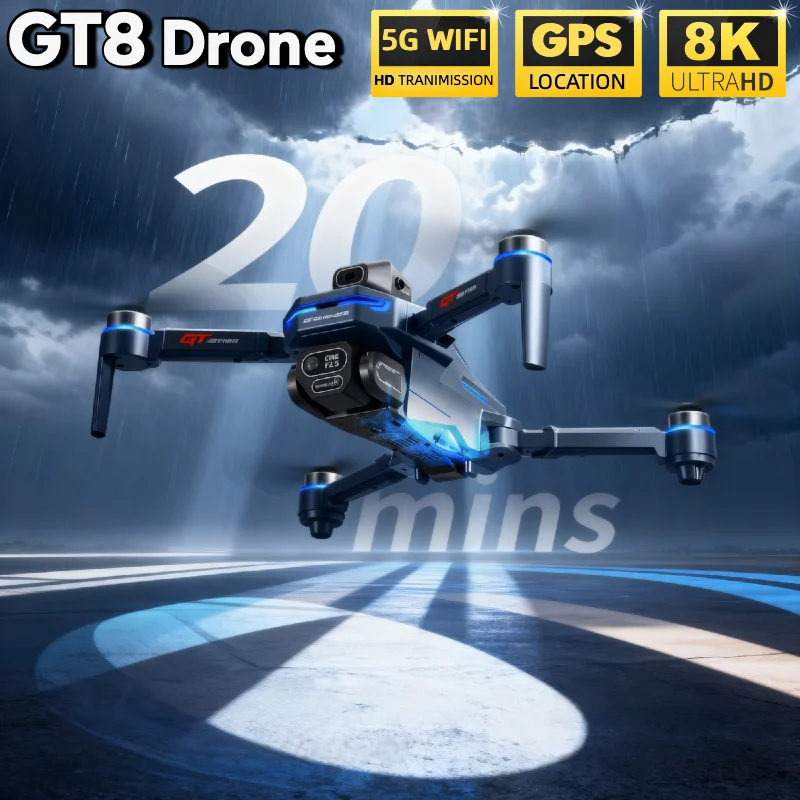 ГОРЯЧИЙ Для LSRC GT8 Дрон 4K П – обзор и цена Drone Rc Folding