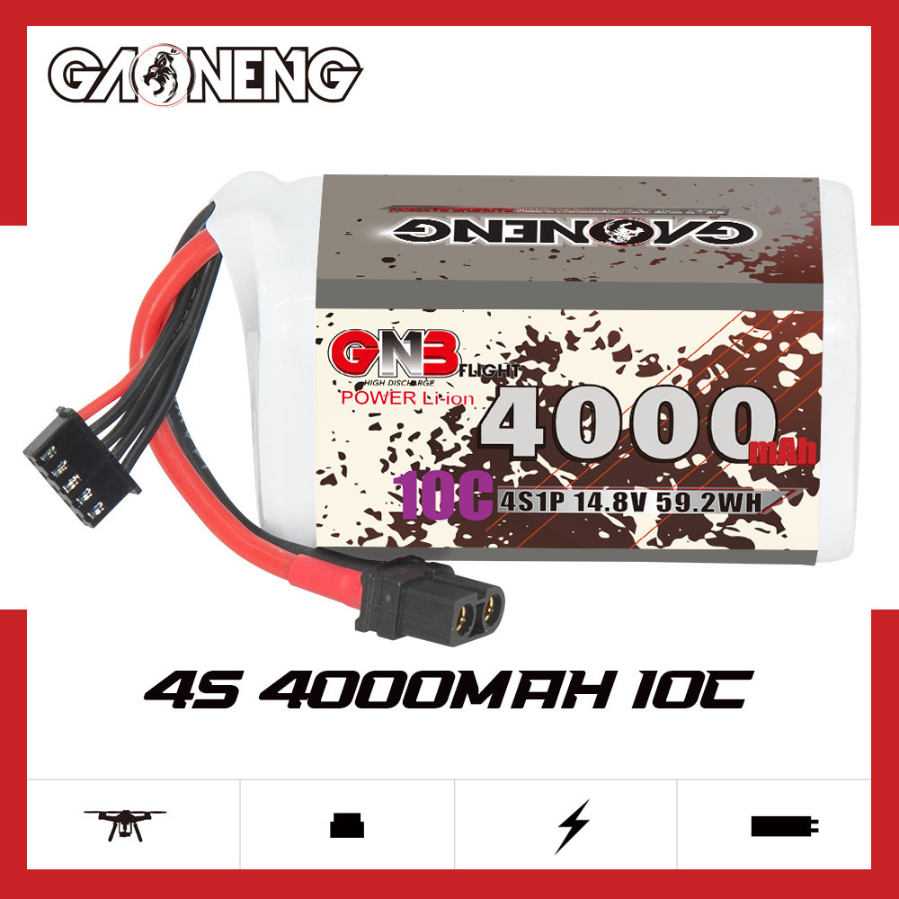 GNB 4000 мАч 4S 14,8 В 10C 20C – обзор и цена Drone Lipo Battery
