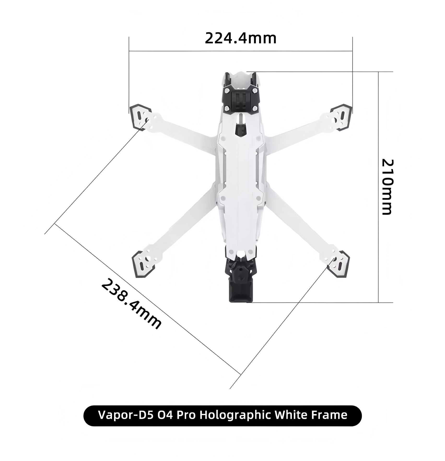 Рама GEPRC Vapor D5/X5/X6 O4 P – обзор и цена Quadcopter Frame