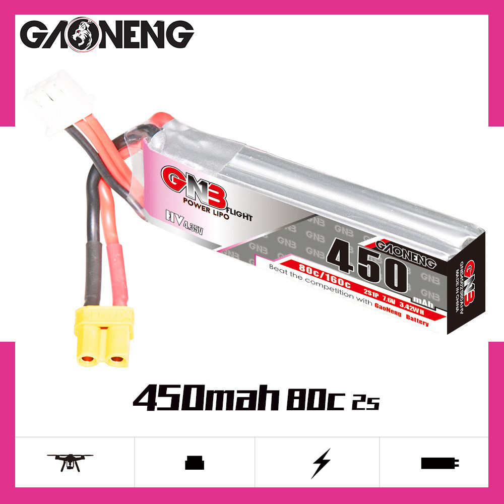 GNB LiPo аккумулятор HV 2S 7,6 – обзор и цена Drone Lipo Battery