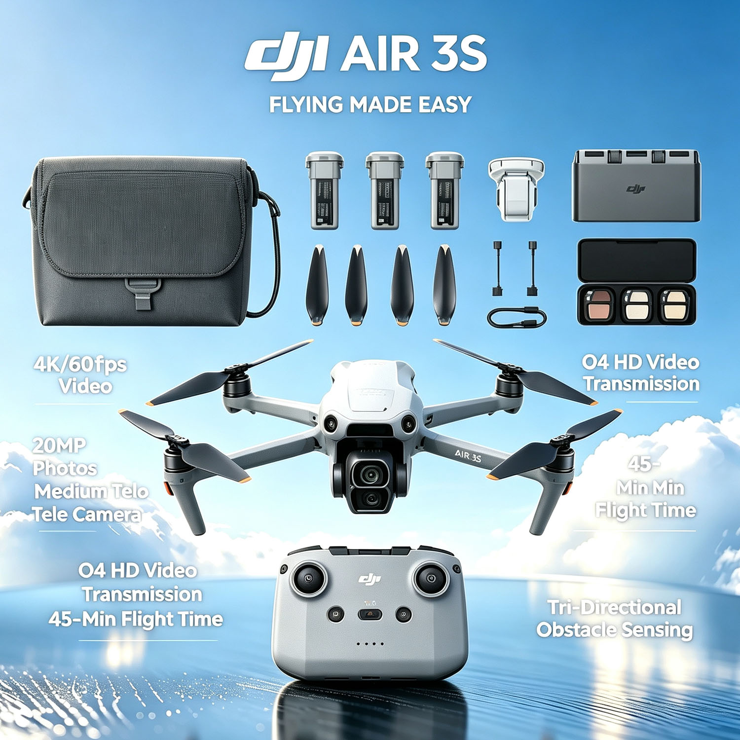 Новый, в открытой упаковке - D – обзор и цена Drone Rc N3 3 Batteries