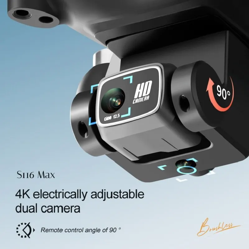głosem S116 MAX Elf Drone 8K p – обзор и цена Drone Rc S116