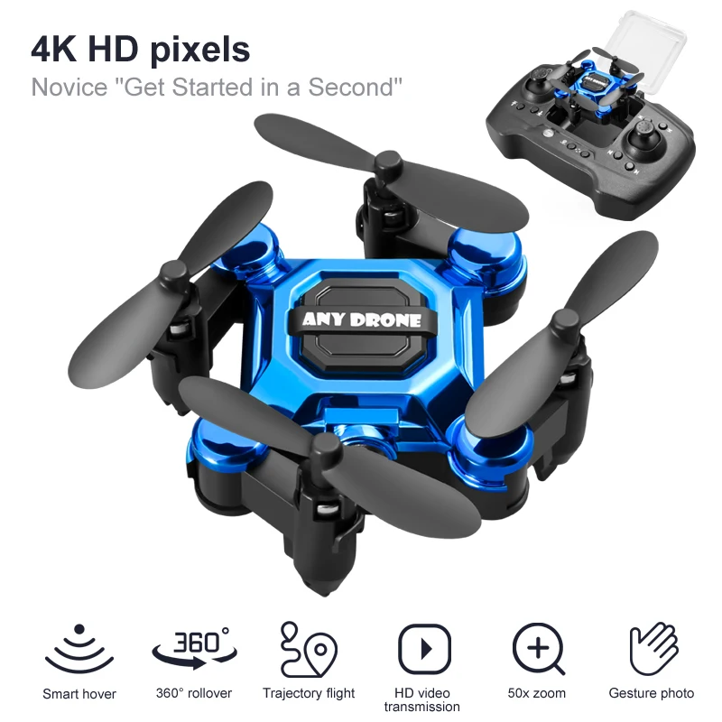 4K камера HD RC Дрон Складной  – обзор и цена Drone Rc Folding