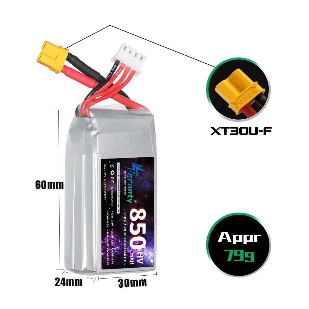 1/2/3 шт. TERANTY 3S 11,4 В Li – обзор и цена Drone Lipo Battery